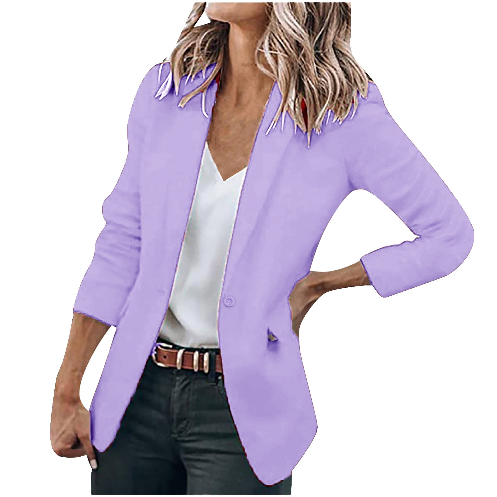Blazer Léger Femme Joyce Sportswear Taille 10 - Tissu Prince-de-Galles Vert, Fabriqué USA