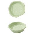 thumbnail image 1 of QeeaDeea Ceramic Pinch Bowls, 3.5 Oz Small Bowls For Dipping - Cooking Prep & Charcuterie Board Bowls-green-Set of 2, 1 of 7