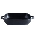 thumbnail image 1 of Qeeadeea Baking Dishes For Oven, Large Lasagna Pan, Ceramic Oven Dish, Rectangular Deep Baking Tray, Roasting Dish-black-28x17x5cm, 1200ml, 1 of 7