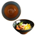 thumbnail image 1 of Qeeadeea Ceramic Ramen Bowls Set Of 2, Colorful Large Soup Bowls, Pasta Salad Bowls Large Serving Bowls Porcelain-green and red-1000ml 35oz, 1 of 7