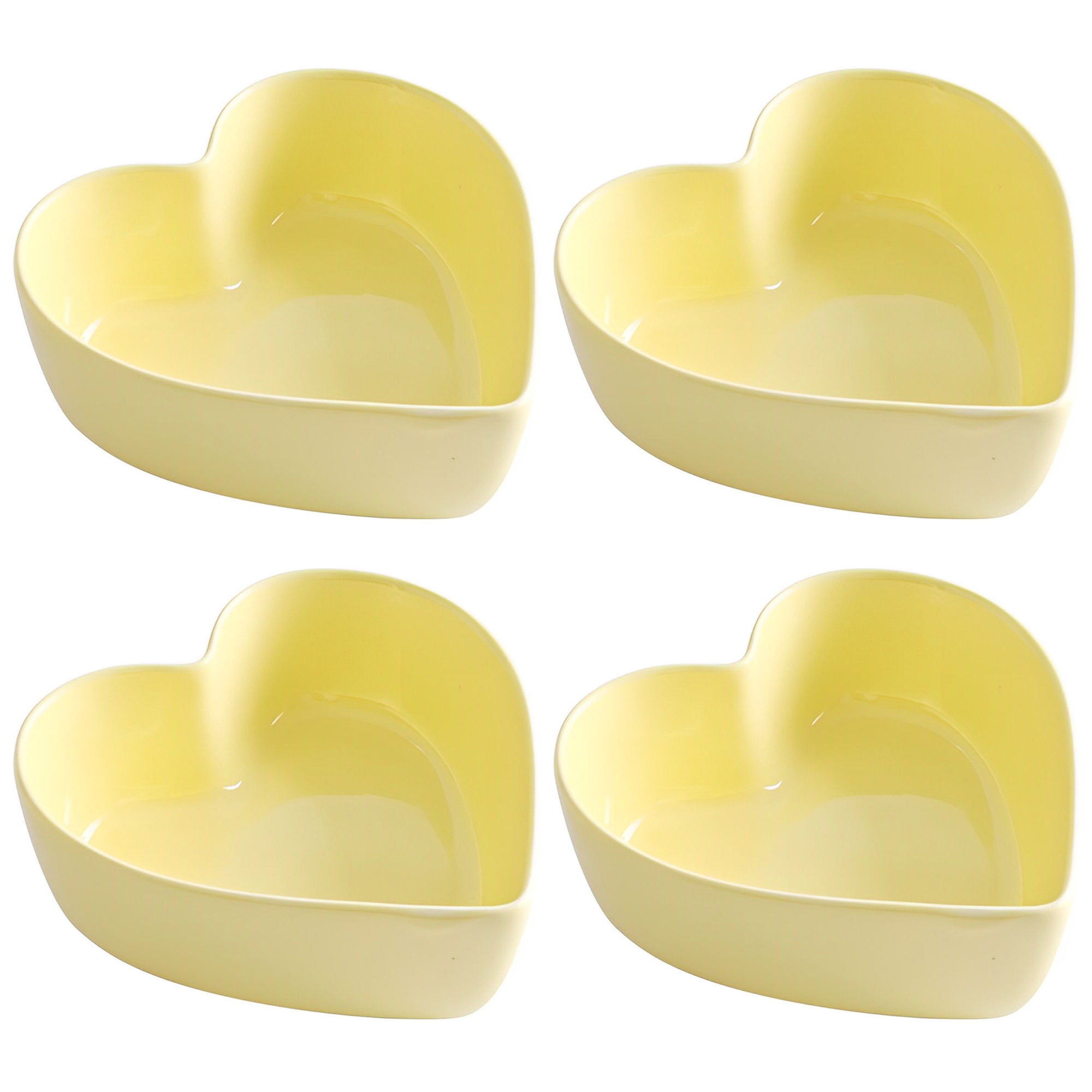 Qeeadeea Heart Shaped Ramekins 8 Oz Oven Safe, Creme Brulee Ramekins