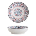 thumbnail image 1 of Qeeadeea Large Ceramic Salad Bowl Large Serving Bowl, 35oz Stackable Pasta Bowl, Salad Plate Set Of 2-A-1600ml, 1 of 6
