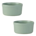 thumbnail image 1 of Qeeadeea Ramekins 8 Oz Oven Safe, Creme Brulee Ramekins, Souffle Cups, Souffle Dishes For Oven-green-Set of 2, 1 of 6