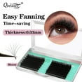 thumbnail image 1 of Qeelasee Easy Fan Lashes 0.03mm Automatic Flowering Bloom Eyelash Extension Soft Volume Lashes DD Curl 8-15mm, 1 of 6