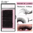 thumbnail image 1 of Qeelasee False Eyelash Extensions 0.03mm Volume Fan Individual Lashes supplies DD Curl 15 mm, 1 of 7