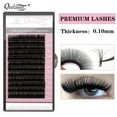 thumbnail image 1 of Qeelasee False Eyelash Extensions 0.10mm Classic Individual Lashes supplies C Curl 8-15 mm, 1 of 8