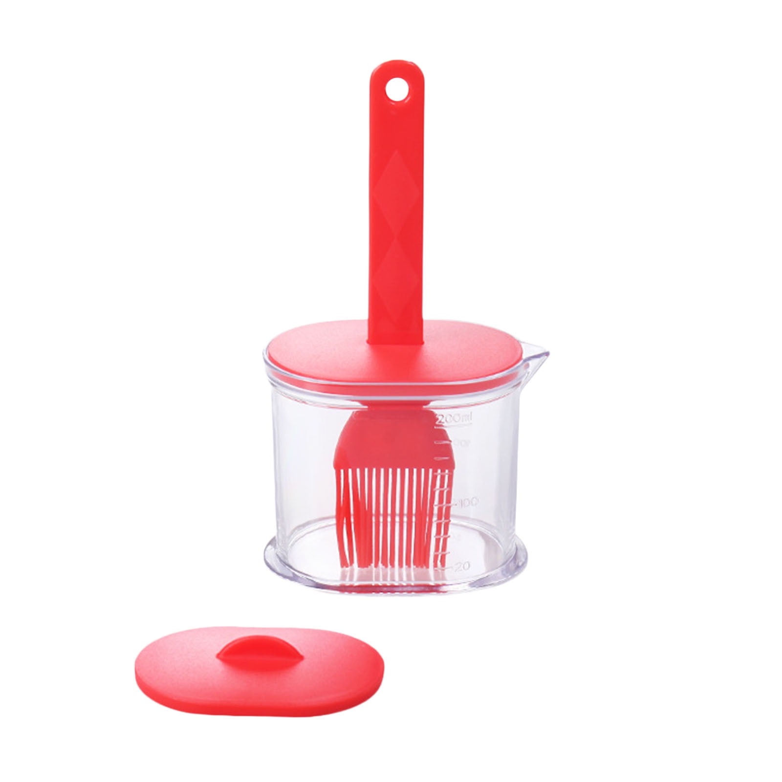 Qeieuw Oiler Brush,Household Barbecue Grill Pan Oil Pot Oil Brush Dual