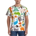 thumbnail image 1 of Qekee Animals Classic Fit T-Shirt Men's Shirt Men's Tight Short Sleeves for Exercise, Running, Mountaineering - Animals, 1 of 9
