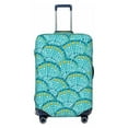 thumbnail image 1 of Qekee Beautiful Seashells Elastic Luggage Cover, Double-sided Print, Invisible Zipper, for Travel, Business, Daily - Medium, 1 of 9