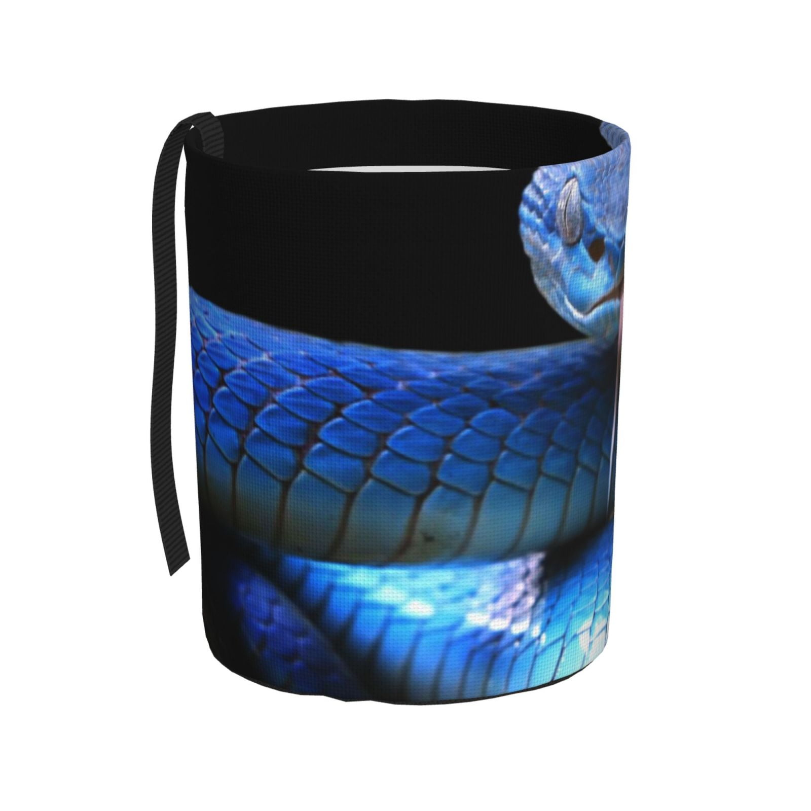 Qekee Blue Viper Snake Print Automotive Waterproof Portable Collapsible ...
