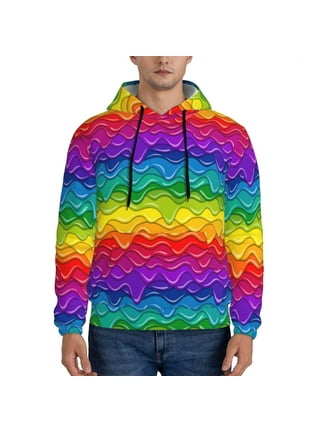 Rainbow hoodie walmart deals