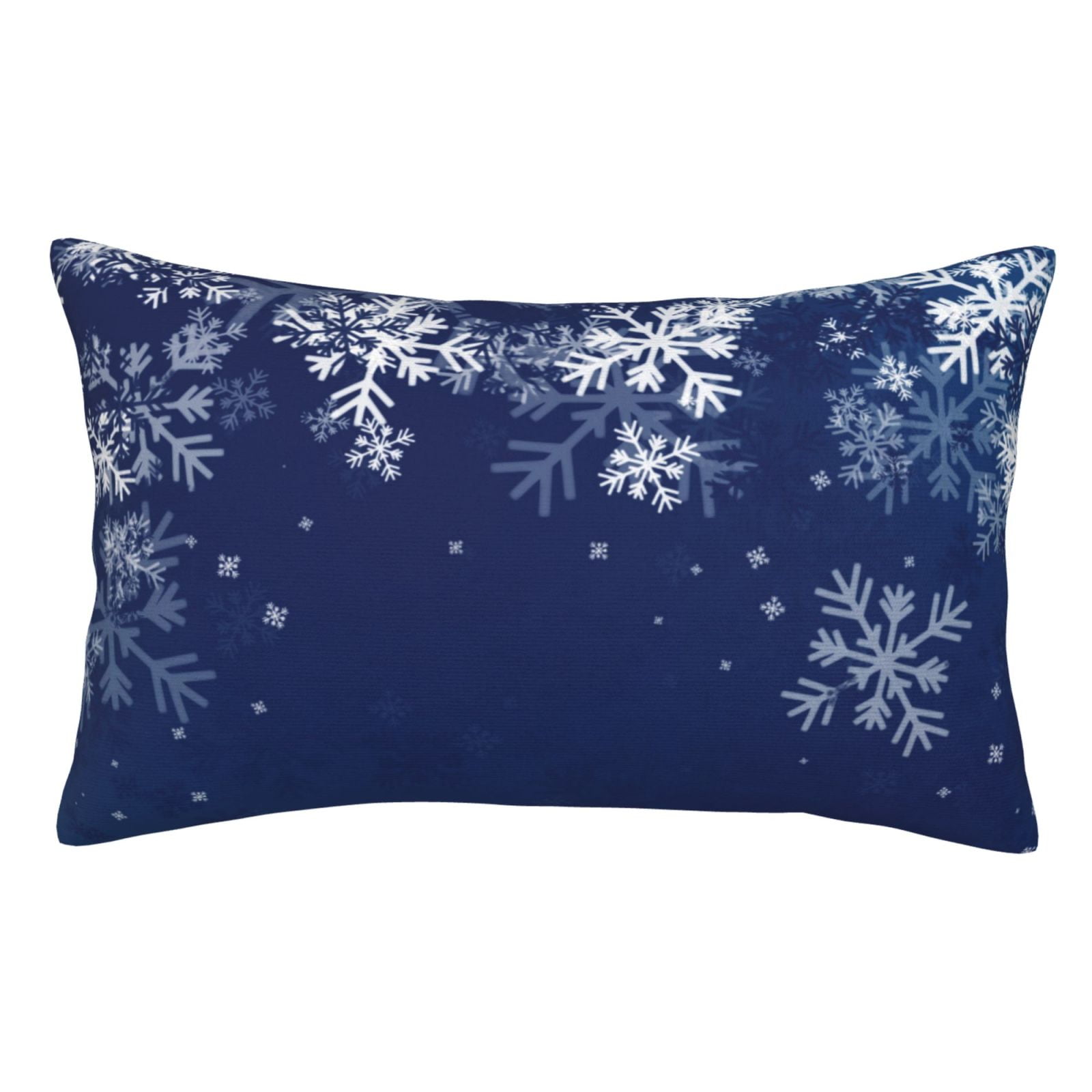Qekee Christmas Blue for Pillow Cases, Pillowcases for Sleepers, Soft
