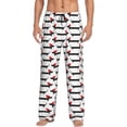thumbnail image 1 of Qekee Christmas Dachshund Men's Straigh Pajama Pant, 1 of 9