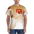 thumbnail image 1 of Qekee Christmas Snowman Gift Classic Fit T-Shirt Men's Shirt Men's Tight Short Sleeves for Exercise, Running, Mountaineering - Christmas Snowman Gift, 1 of 9