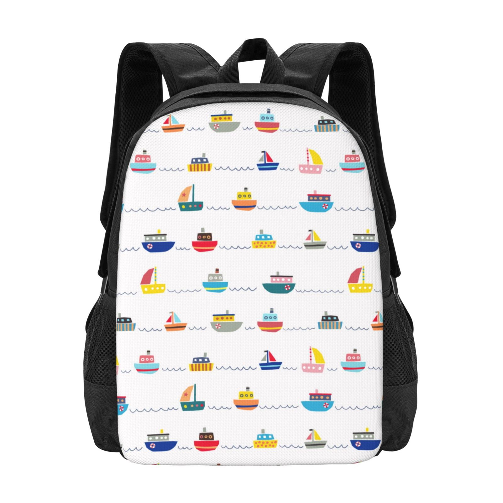 Qekee Color Ships for Travel Laptop Backpack for womem and men,Business ...