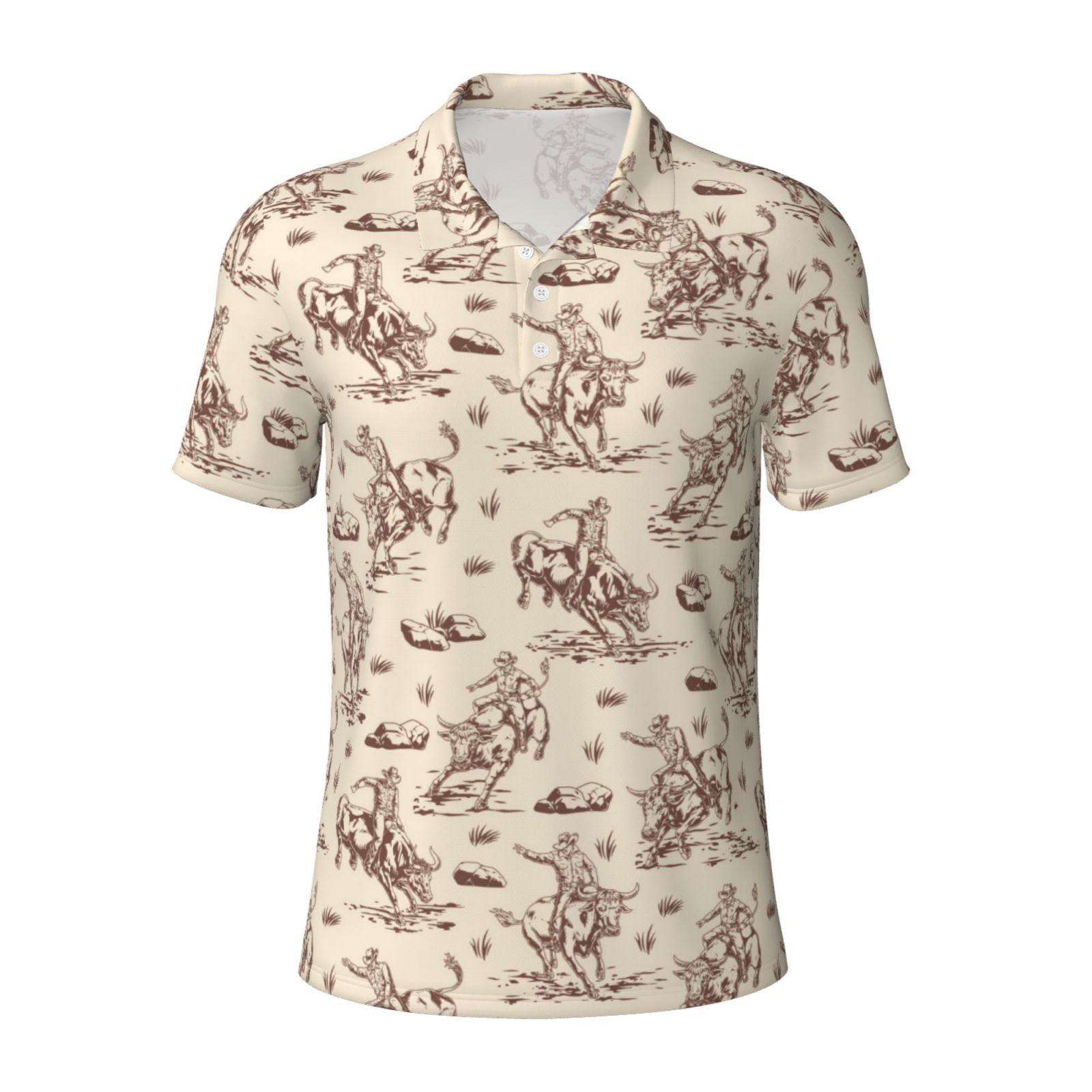 Polo Shirts - Cow : Black
