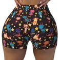 thumbnail image 1 of Qekee Cute Animals Women Workout Shorts, Sports shorts, Scrunch Butt Lifting Gym Shorts, Breathable Soft - Small, 1 of 9