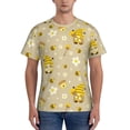 thumbnail image 1 of Qekee Cute Bee Gnomes Classic Fit T-Shirt Men's Shirt Men's Tight Short Sleeves for Exercise, Running, Mountaineering - Cute Bee Gnomes, 1 of 9