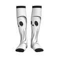 thumbnail image 1 of Qekee Cute Ghost Simple Drawing Pattern Compression Socks for Women and Men,Calf socks Sports Compression Socks, 1 of 7
