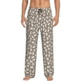 thumbnail image 1 of Qekee Cute Rabbit Men's Straigh Pajama Pant, 1 of 9