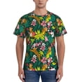 thumbnail image 1 of Qekee Cute Tribal Leopards Classic Fit T-Shirt Men's Shirt Men's Tight Short Sleeves for Exercise, Running, Mountaineering - Cute Tribal Leopards, 1 of 9
