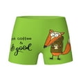 Qekee Drink Coffee And Do Good print modern Little Girls Underwear