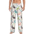 thumbnail image 1 of Qekee Easter Rabbit Men's Straigh Pajama Pant, 1 of 9