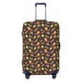 thumbnail image 1 of Qekee Fast Food Elastic Luggage Cover, Double-sided Print, Invisible Zipper, for Travel, Business, Daily - X-Large, 1 of 9