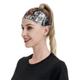 thumbnail image 1 of Qekee Four Running Horses Sports Sweatband, Workout Headband for Running, Exercise, Cycling Fit Head Circumference 19.6-22.4 inches, 1 of 9
