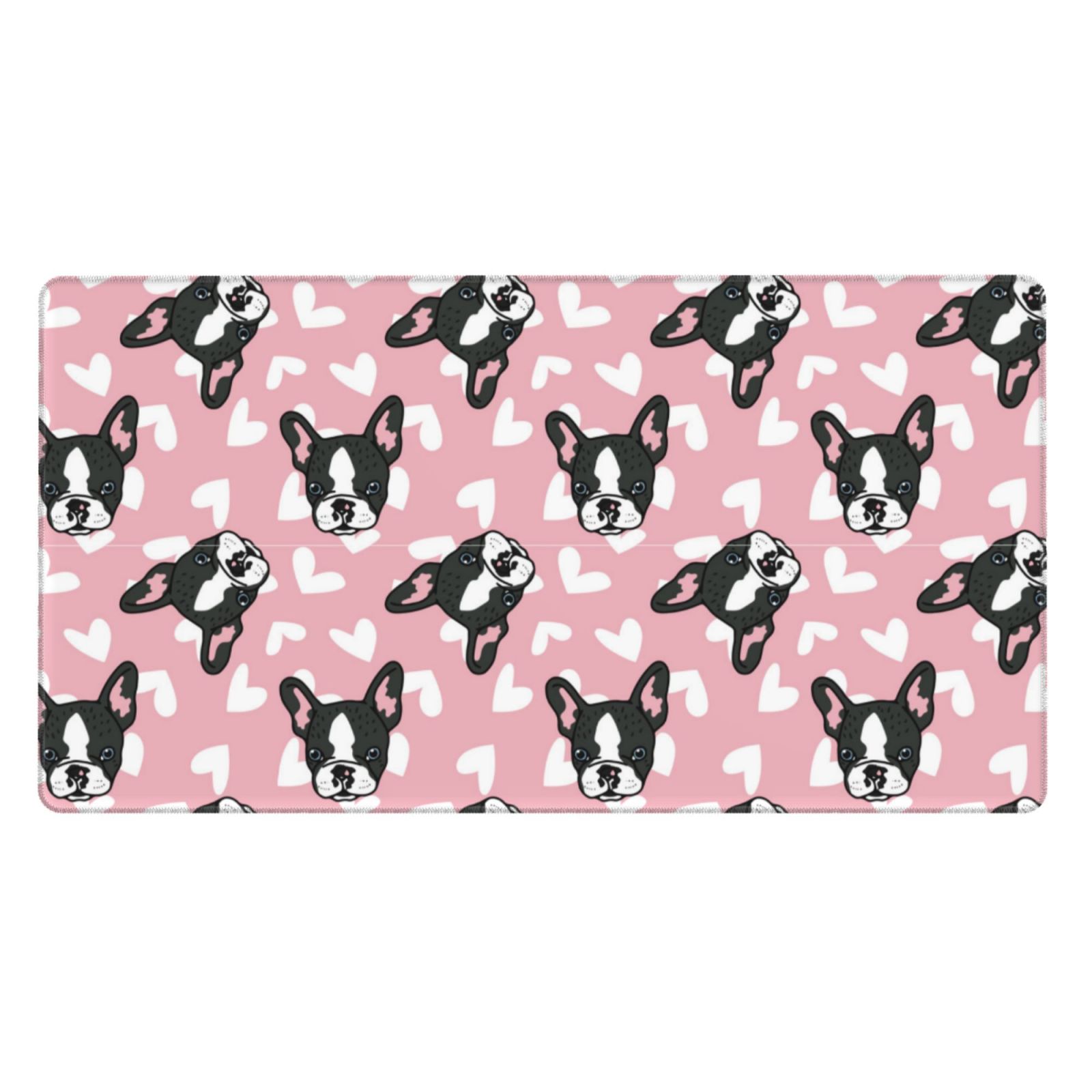 Qekee French Bulldog Print Desk Pad Protector Mouse Pad Office Desk Mat Qekee french bulldog print desk pad protector mouse pad office desk mat
