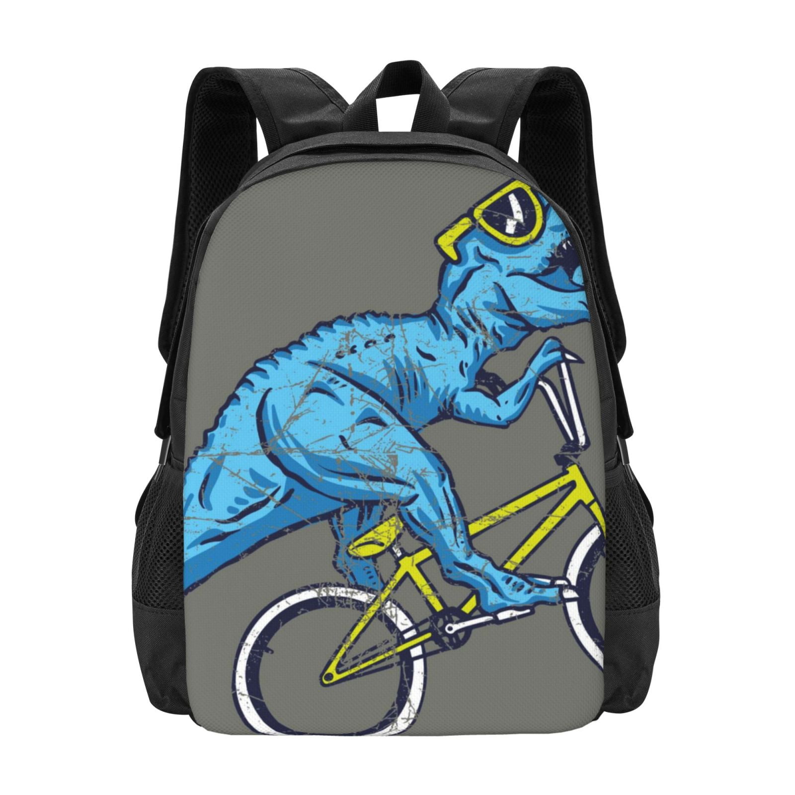 Qekee Fun Riding Dinosaur for Travel Laptop Backpack for womem and men ...