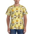 thumbnail image 1 of Qekee Garden Honeybee Gnomes Classic Fit T-Shirt Men's Shirt Men's Tight Short Sleeves for Exercise, Running, Mountaineering - Garden Honeybee Gnomes, 1 of 9