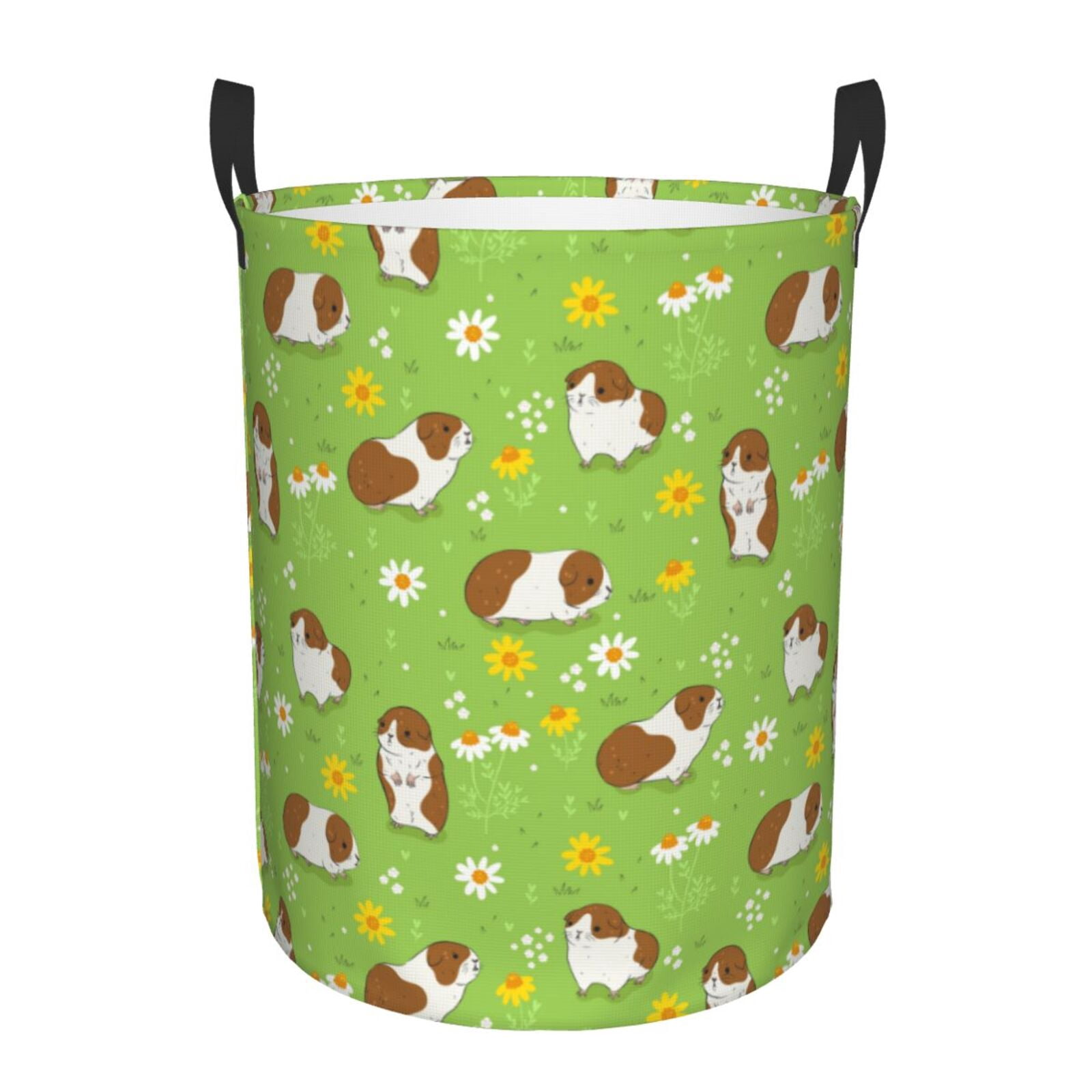 Curated visual reference: Guinea Pig Food Storage Baskets Reference: Qekee Guinea Pigs Print Laundry Hamper Basket Hamper Basket For