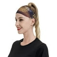 thumbnail image 1 of Qekee Happy New Year Sports Sweatband, Workout Headband for Running, Exercise, Cycling Fit Head Circumference 19.6-22.4 inches, 1 of 9
