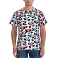 thumbnail image 1 of Qekee Heart Panda Classic Fit T-Shirt Men's Shirt Men's Tight Short Sleeves for Exercise, Running, Mountaineering - Heart Panda, 1 of 9