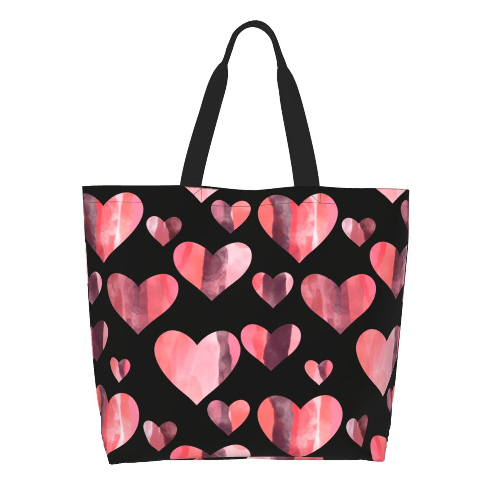 Qekee-Hearts-Pattern-Tote-Bags Qekee-Hearts-Pattern-Tote-Bags