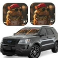 thumbnail image 1 of Qekee Hip-Hop Guinea Pig. Print Windshield Sun Shade,Foldable 2-Piece Car Sunshades,Heat Blocker Car Sun Visor Protector,Car Sun Shade Windshield-Large, 1 of 6