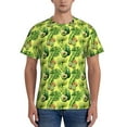 thumbnail image 1 of Qekee Kiwi and Avocado Classic Fit T-Shirt Men's Shirt Men's Tight Short Sleeves for Exercise, Running, Mountaineering - Kiwi and Avocado, 1 of 9