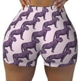thumbnail image 1 of Qekee Leopard Print Women Workout Shorts, Sports shorts, Scrunch Butt Lifting Gym Shorts, Breathable Soft - Large, 1 of 9