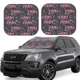 thumbnail image 1 of Qekee Lovely Mom Ever Foldable Car Sun Shade - 2-Pack, Car Windshield Sunshades, Foldable - Small, 1 of 7