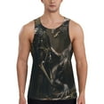 thumbnail image 1 of Qekee Medieval Knight And Dragon Print Men's Workout Tank Tops,Sleeveless Muscle Gym Shirt Quick Dry, Men's Gym Training Athletic Workout Shirts -Large, 1 of 7