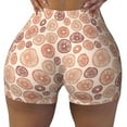 thumbnail image 1 of Qekee Mushrooms2 Women Workout Shorts, Sports shorts, Scrunch Butt Lifting Gym Shorts, Breathable Soft - Medium, 1 of 9