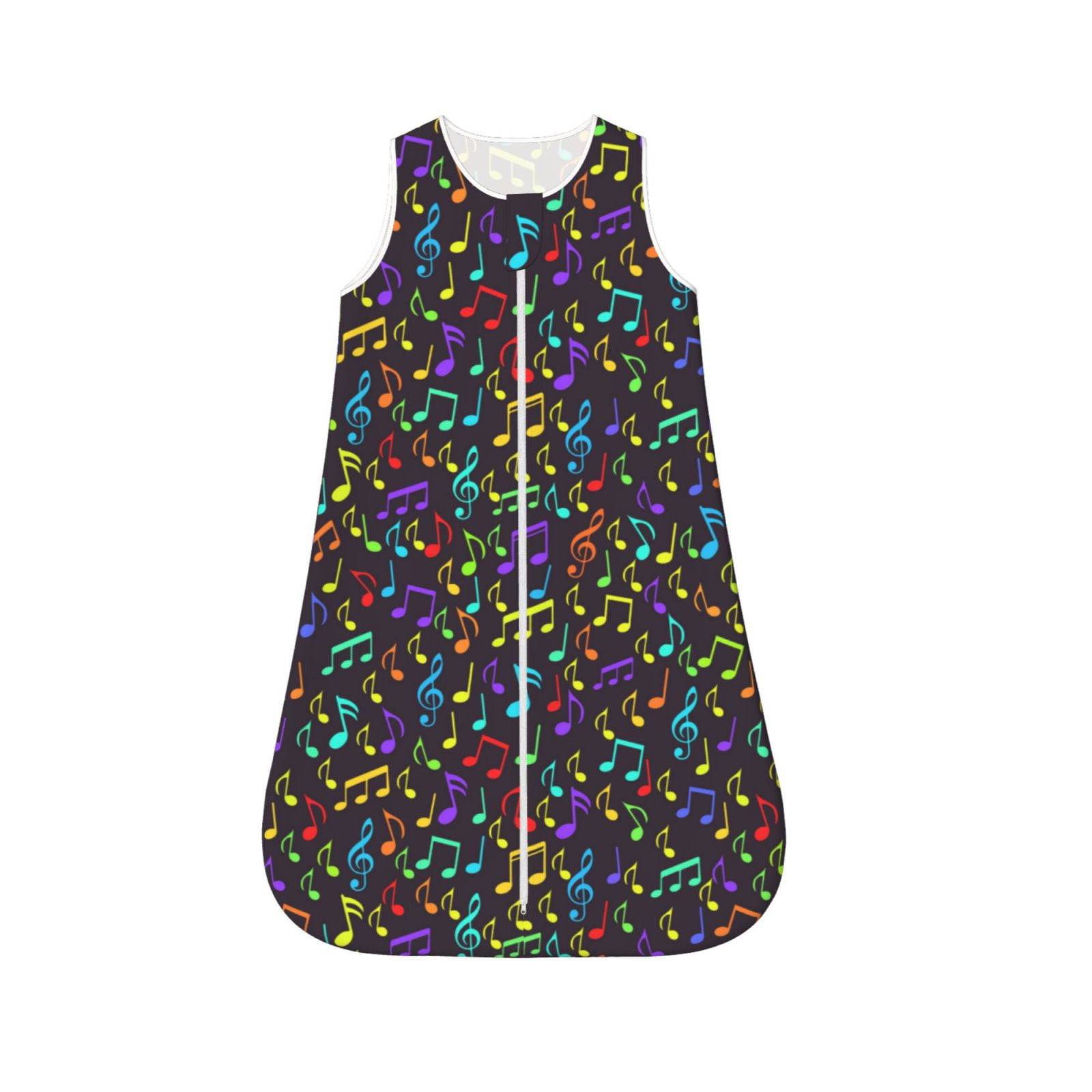 Qekee Musical Notes Print Baby Infant Wearable Blanket, Cotton Unisex ...