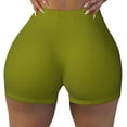 thumbnail image 1 of Qekee Olive Women Workout Shorts, Sports shorts, Scrunch Butt Lifting Gym Shorts, Breathable Soft - Small, 1 of 9