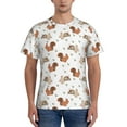 thumbnail image 1 of Qekee Rabbit And Squirrel Classic Fit T-Shirt Men's Shirt Men's Tight Short Sleeves for Exercise, Running, Mountaineering - Rabbit And Squirrel, 1 of 9