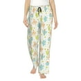 thumbnail image 1 of Qekee Snake And Cactus print Women Pajama Pants, 1 of 9