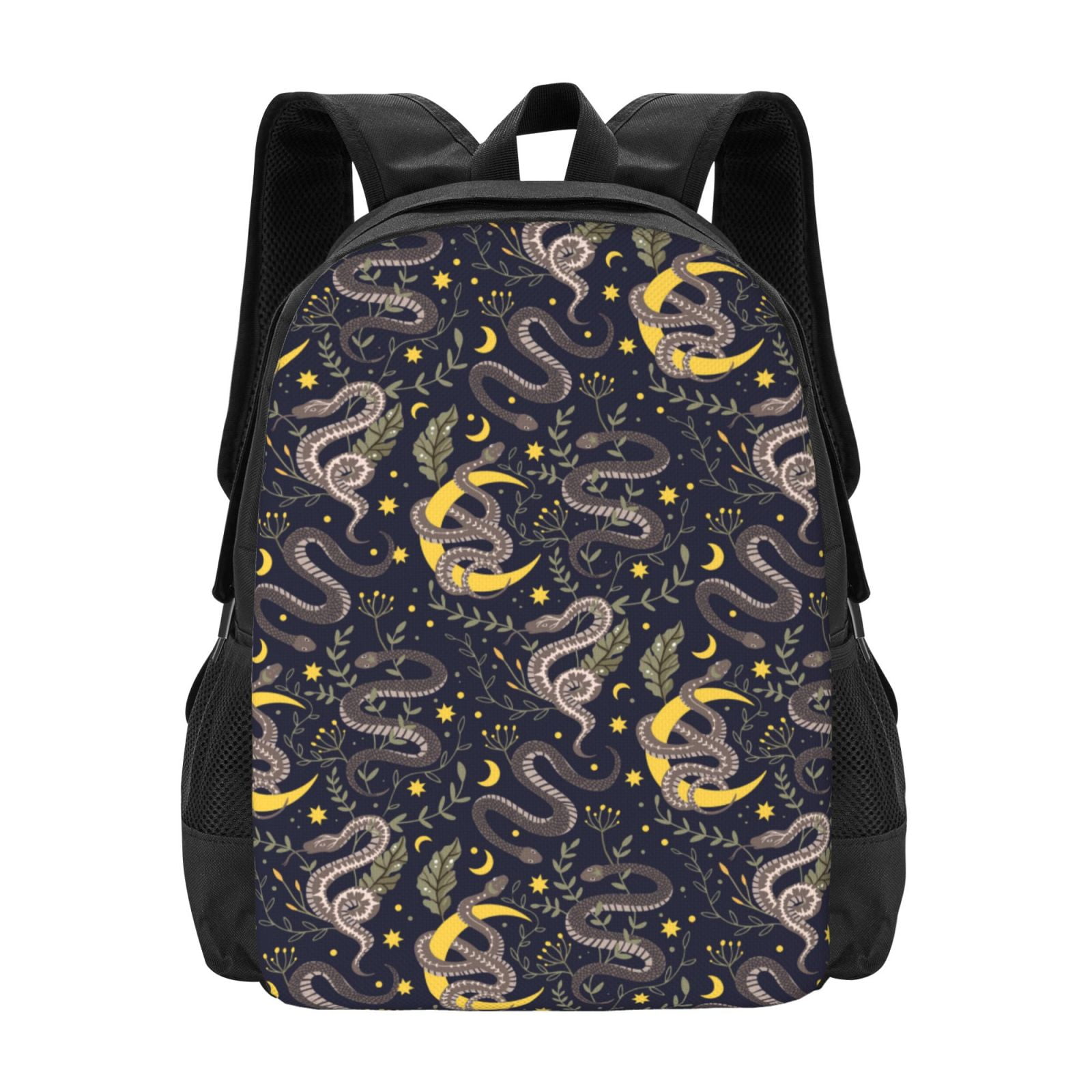 Qekee Snake Sleep for Travel Laptop Backpack for womem and men,Business ...