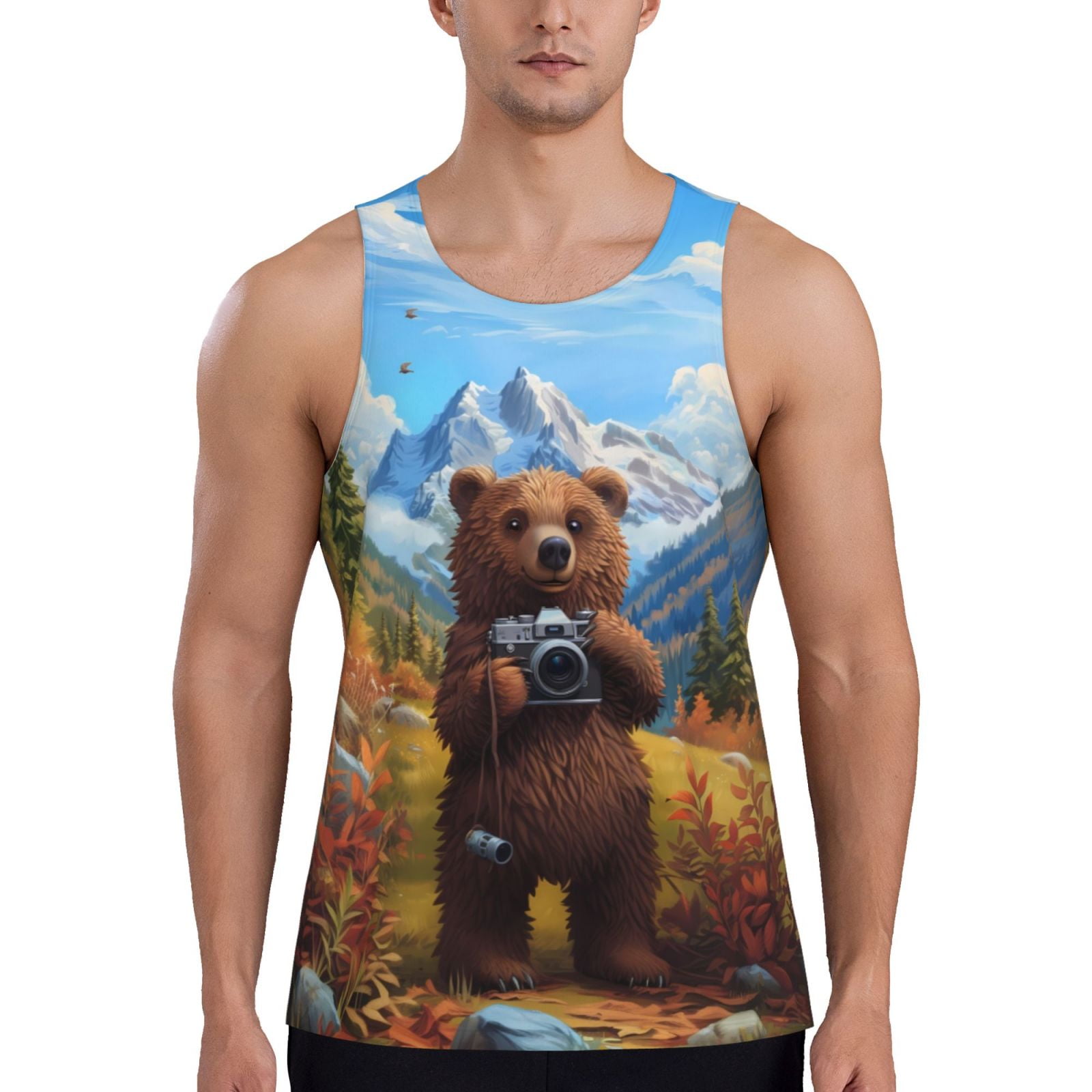 Athletic Bear Long Sleeves T-shirt
