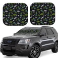 thumbnail image 1 of Qekee Space Rockets Foldable Car Sun Shade - 2-Pack, Car Windshield Sunshades, Foldable - Small, 1 of 7