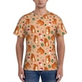 thumbnail image 1 of Qekee Squirrel And Mushroom Classic Fit T-Shirt Men's Shirt Men's Tight Short Sleeves for Exercise, Running, Mountaineering - Squirrel And Mushroom, 1 of 9